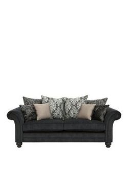 Luxe Collection - Chic 3-Seater Fabric Sofa